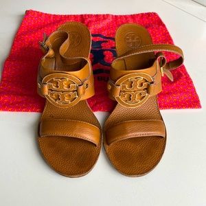 Tory Burch slingback wedge Size 10